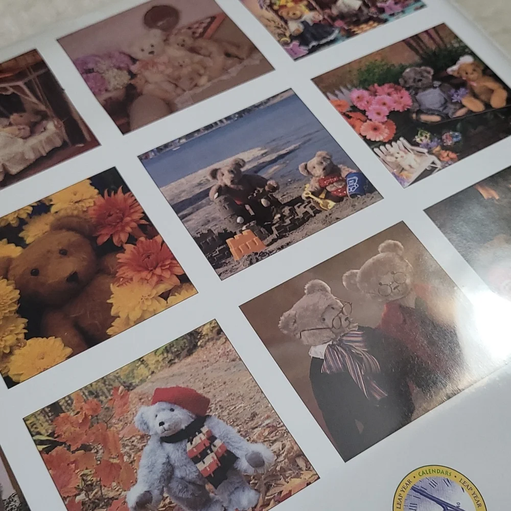 2006 Vintage calendar 16 month leap year publishing teddy bears original wrapper